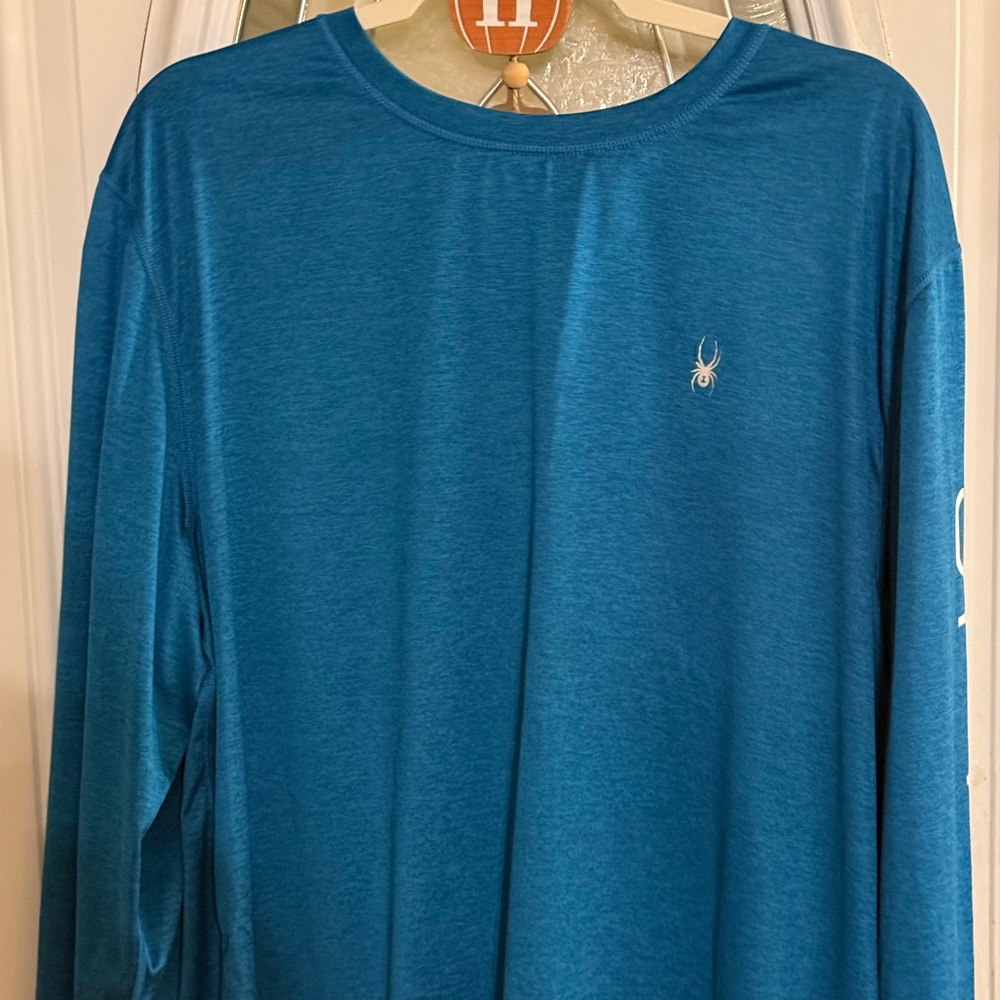 Spyder Teal Long Sleeve Shirt